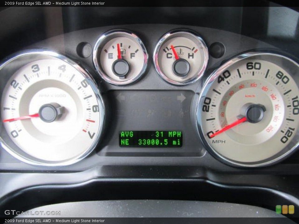 Medium Light Stone Interior Gauges for the 2009 Ford Edge SEL AWD #63317705