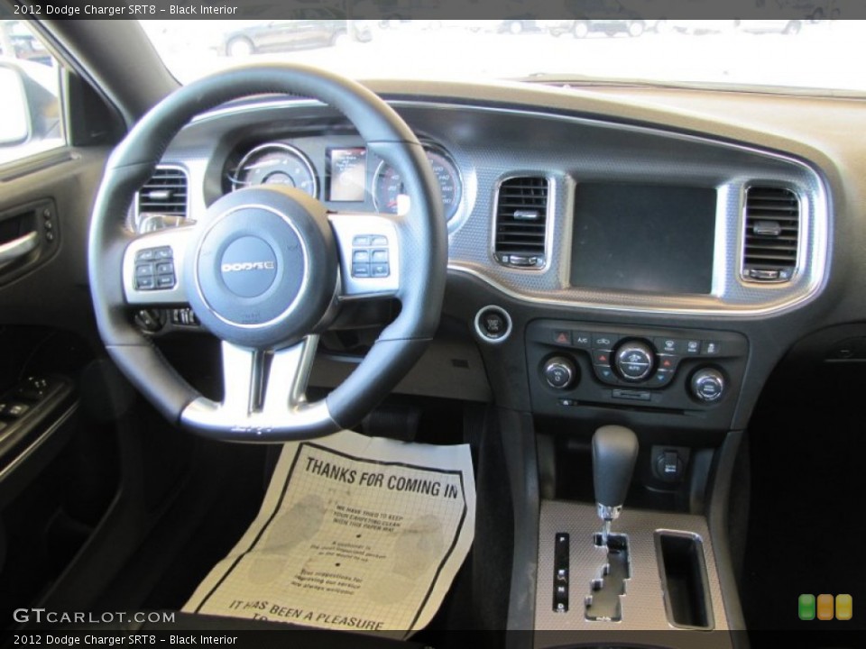 Black Interior Dashboard for the 2012 Dodge Charger SRT8 #63322798