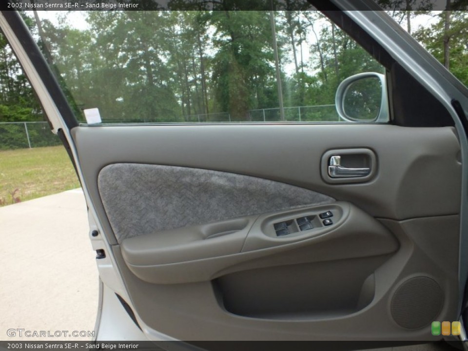 Sand Beige Interior Door Panel for the 2003 Nissan Sentra SE-R #63324797