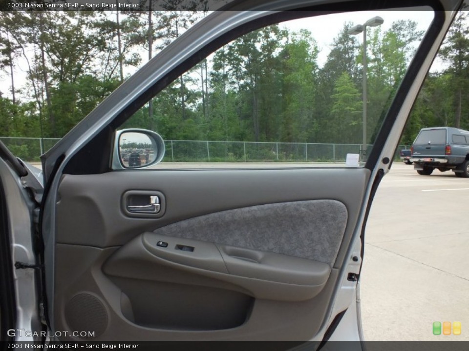 Sand Beige Interior Door Panel for the 2003 Nissan Sentra SE-R #63324805