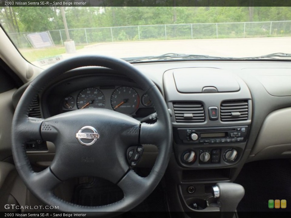 Sand Beige Interior Dashboard for the 2003 Nissan Sentra SE-R #63324904