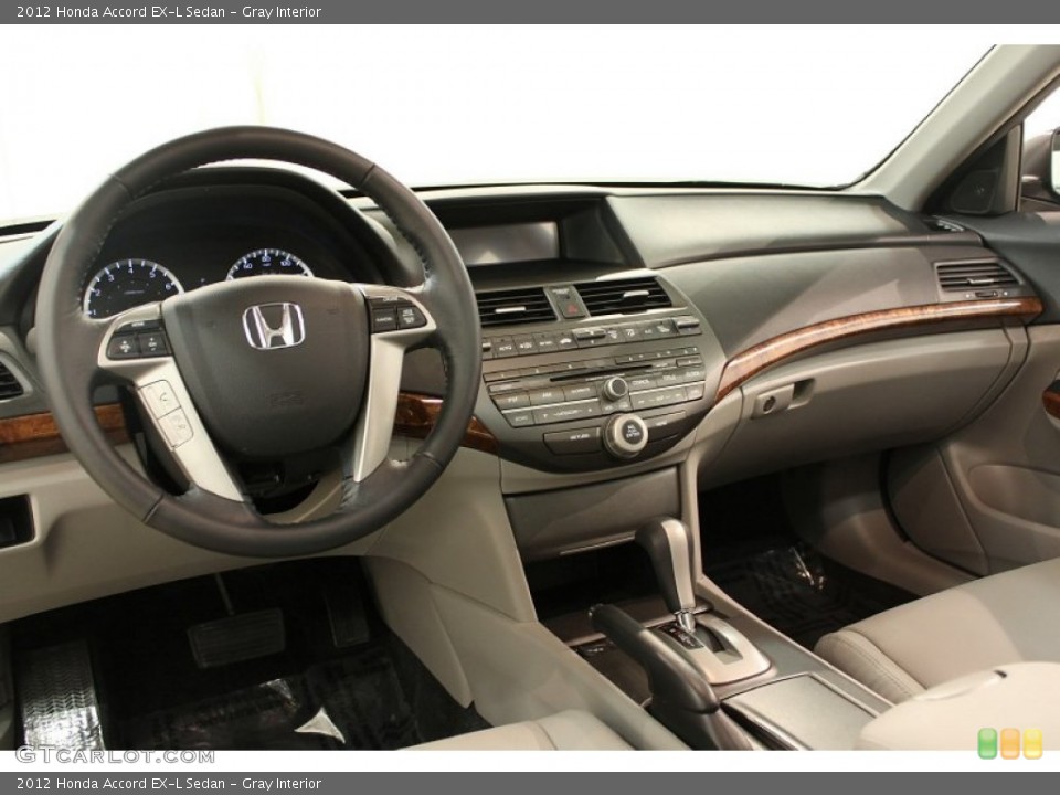 Gray Interior Dashboard for the 2012 Honda Accord EX-L Sedan #63325879