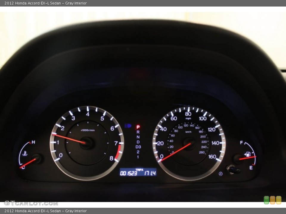 Gray Interior Gauges for the 2012 Honda Accord EX-L Sedan #63325894