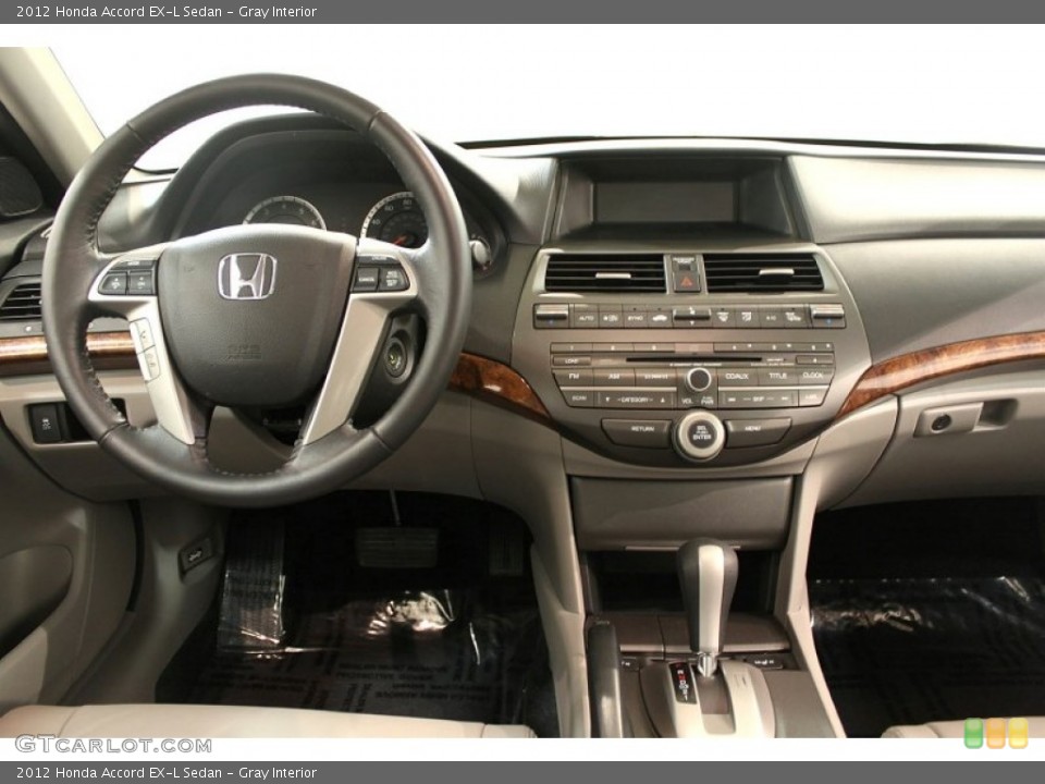 Gray Interior Dashboard for the 2012 Honda Accord EX-L Sedan #63325984