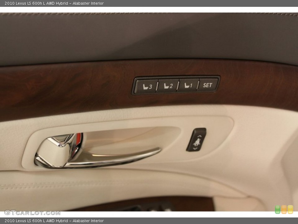 Alabaster Interior Controls for the 2010 Lexus LS 600h L AWD Hybrid #63327662