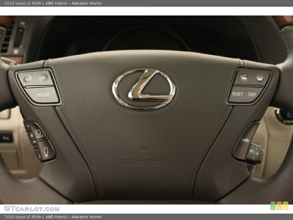Alabaster Interior Steering Wheel for the 2010 Lexus LS 600h L AWD Hybrid #63327755