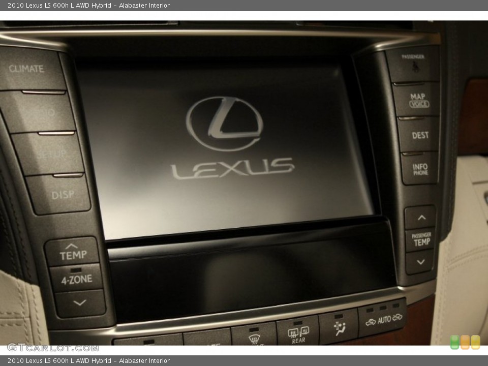 Alabaster Interior Controls for the 2010 Lexus LS 600h L AWD Hybrid #63327781