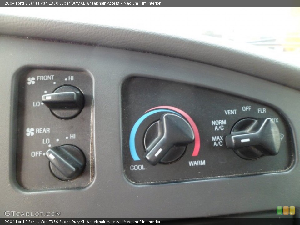 Medium Flint Interior Controls for the 2004 Ford E Series Van E350 Super Duty XL Wheelchair Access #63329059