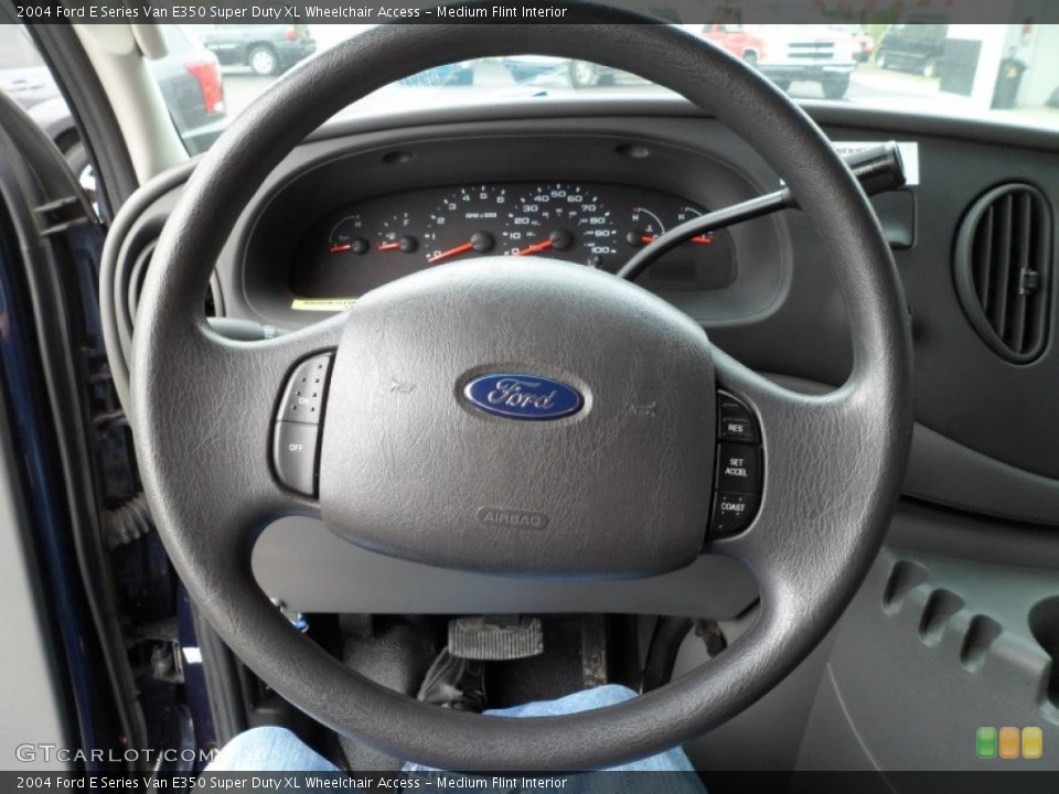 Medium Flint Interior Steering Wheel for the 2004 Ford E Series Van E350 Super Duty XL Wheelchair Access #63329080