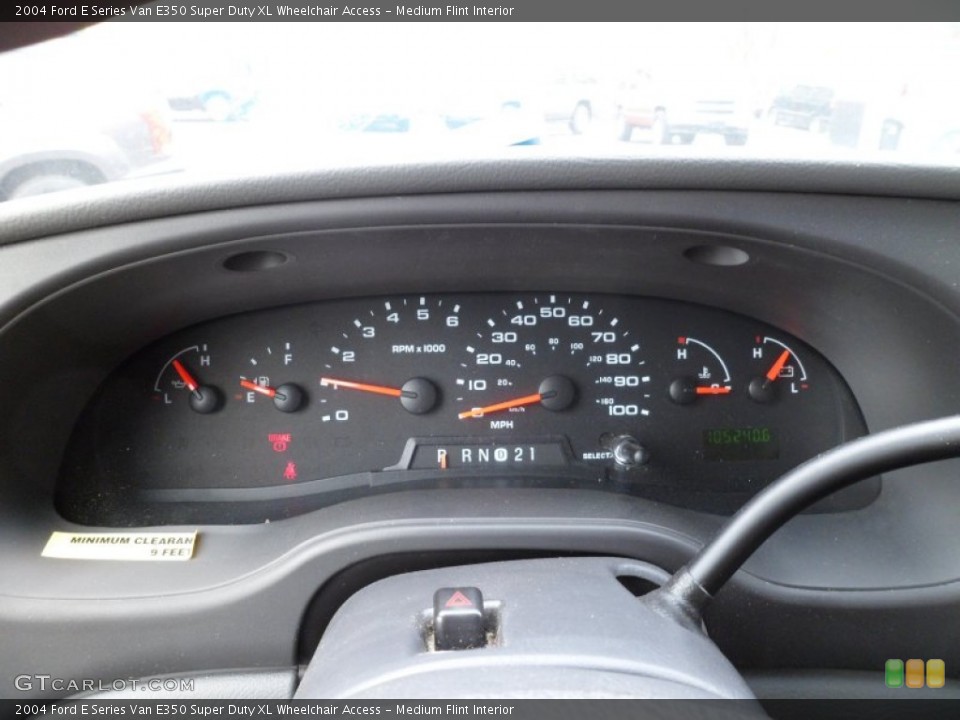 Medium Flint Interior Gauges for the 2004 Ford E Series Van E350 Super Duty XL Wheelchair Access #63329107