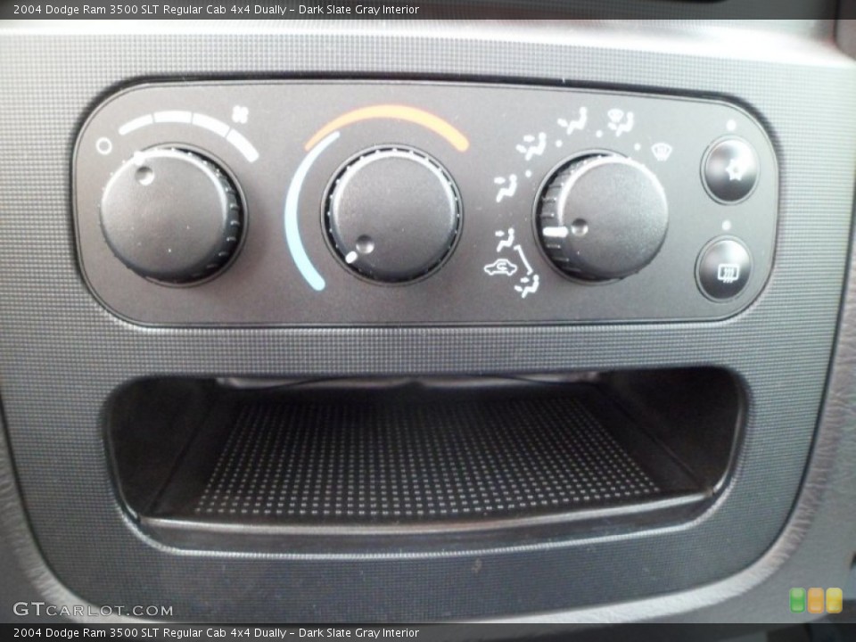 Dark Slate Gray Interior Controls for the 2004 Dodge Ram 3500 SLT Regular Cab 4x4 Dually #63329403