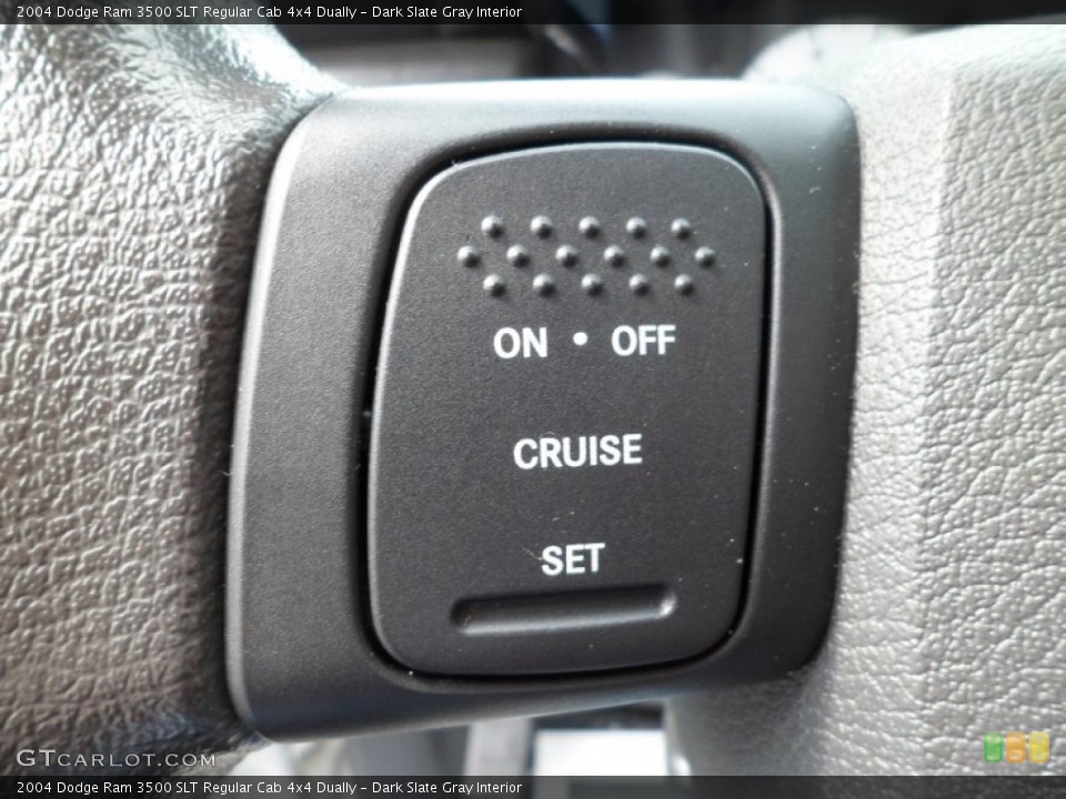 Dark Slate Gray Interior Controls for the 2004 Dodge Ram 3500 SLT Regular Cab 4x4 Dually #63329467