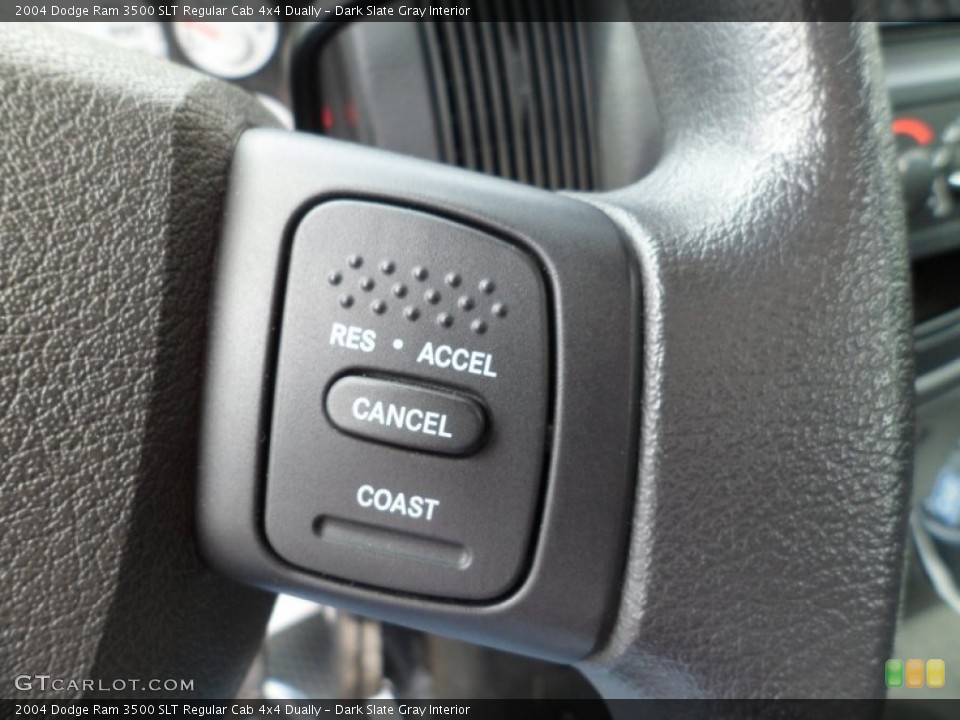 Dark Slate Gray Interior Controls for the 2004 Dodge Ram 3500 SLT Regular Cab 4x4 Dually #63329479