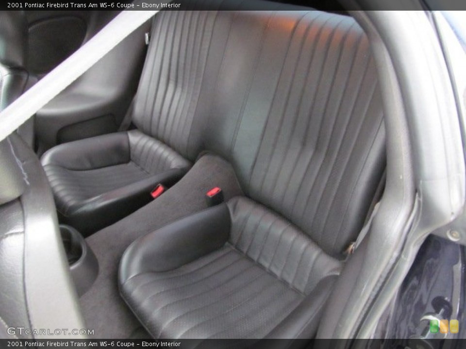 Ebony Interior Photo for the 2001 Pontiac Firebird Trans Am WS-6 Coupe #63331933