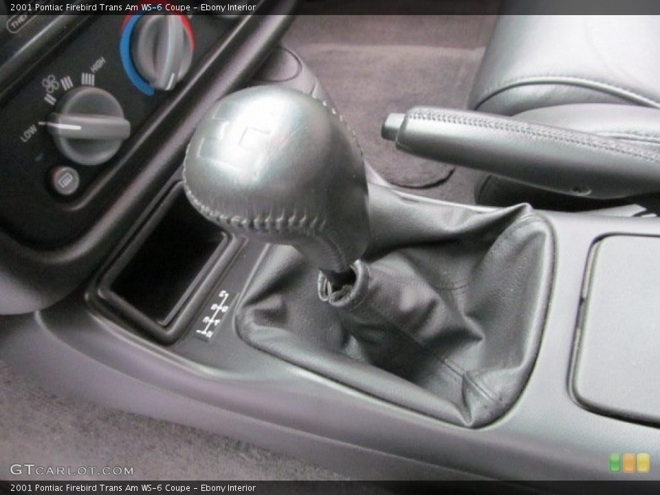 Ebony Interior Transmission for the 2001 Pontiac Firebird Trans Am WS-6 Coupe #63331966