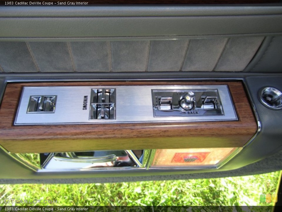 Sand Gray Interior Controls for the 1983 Cadillac DeVille Coupe #63335504
