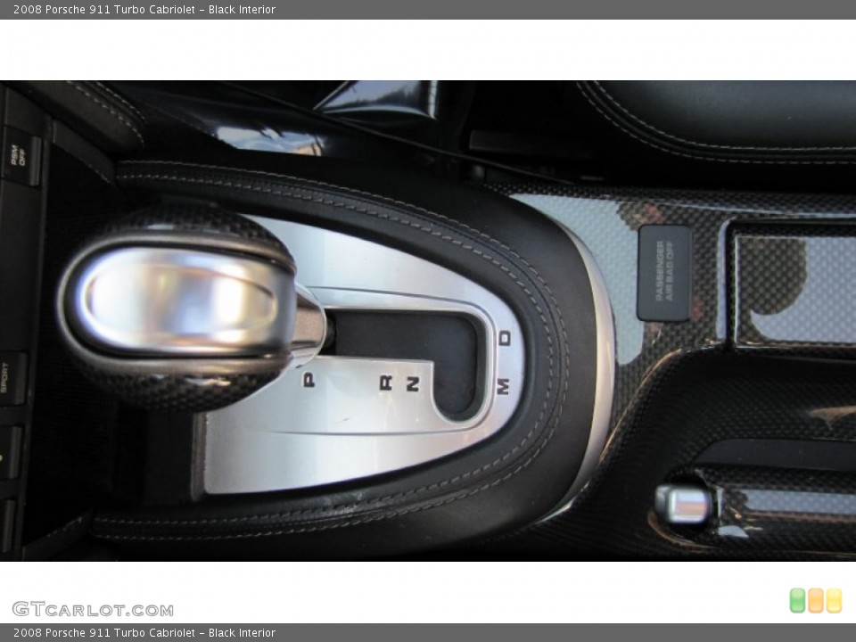 Black Interior Transmission for the 2008 Porsche 911 Turbo Cabriolet #63336197