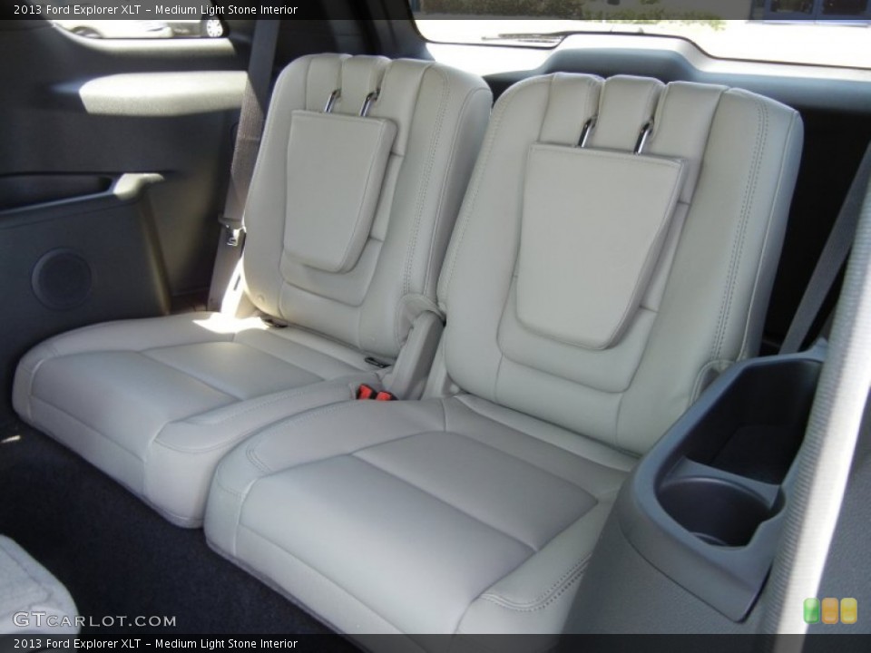 Medium Light Stone Interior Rear Seat for the 2013 Ford Explorer XLT #63340967