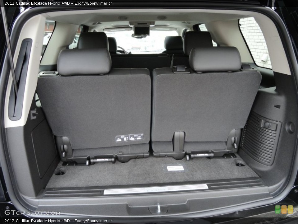 Ebony/Ebony Interior Trunk for the 2012 Cadillac Escalade Hybrid 4WD #63343479