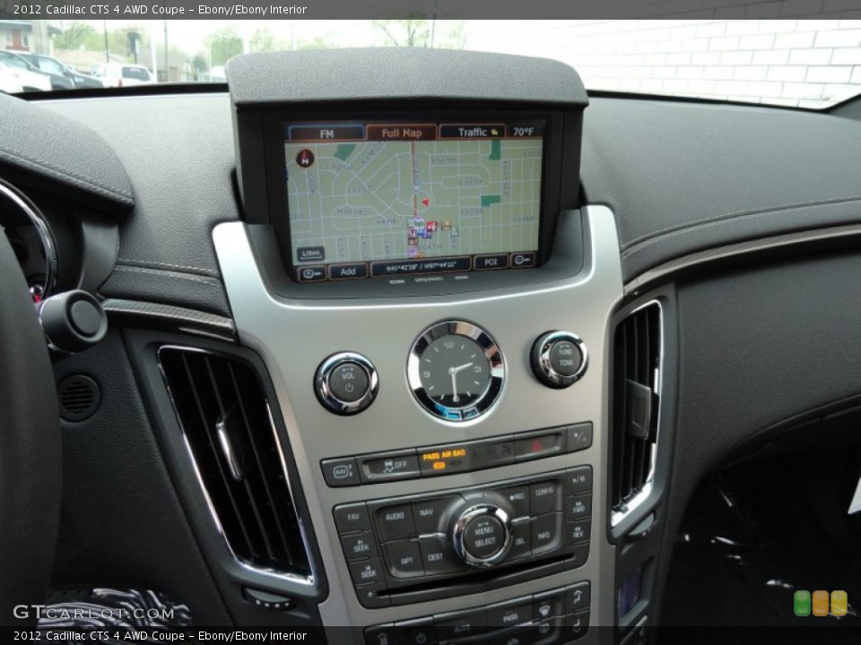 Ebony/Ebony Interior Navigation for the 2012 Cadillac CTS 4 AWD Coupe #63343794
