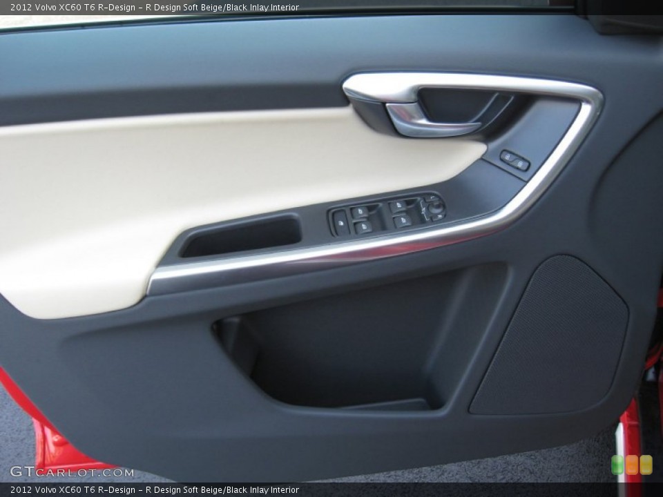 R Design Soft Beige/Black Inlay Interior Door Panel for the 2012 Volvo XC60 T6 R-Design #63347151