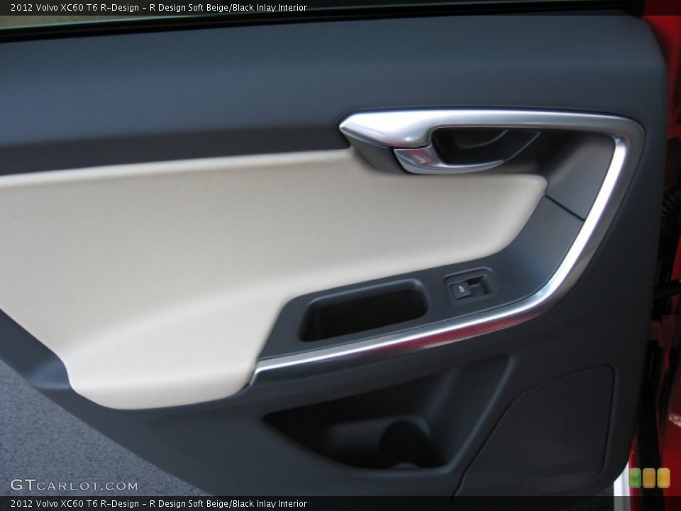 R Design Soft Beige/Black Inlay Interior Door Panel for the 2012 Volvo XC60 T6 R-Design #63347184
