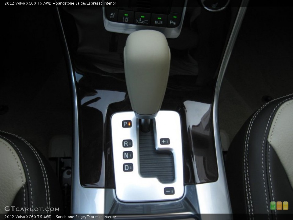 Sandstone Beige/Espresso Interior Transmission for the 2012 Volvo XC60 T6 AWD #63347561