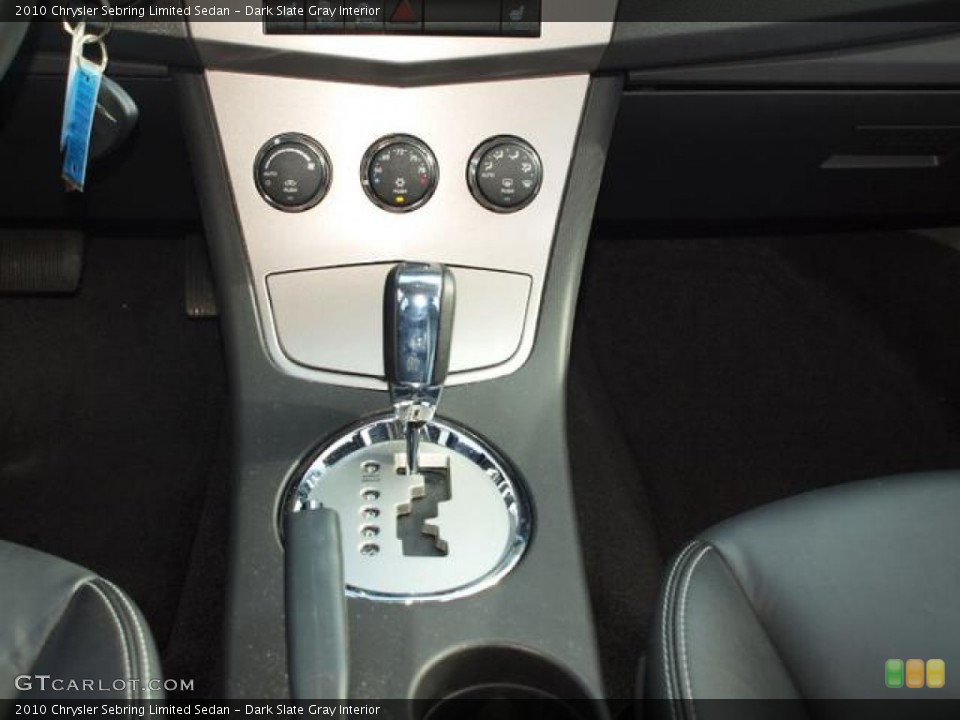 Dark Slate Gray Interior Transmission for the 2010 Chrysler Sebring Limited Sedan #63348176