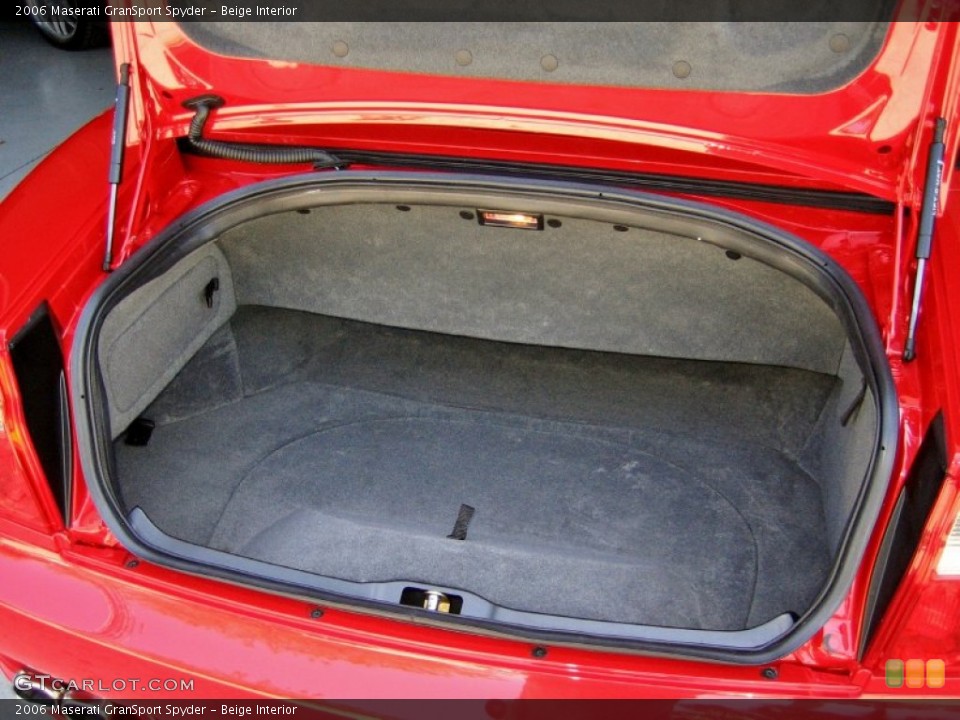 Beige Interior Trunk for the 2006 Maserati GranSport Spyder #63349361