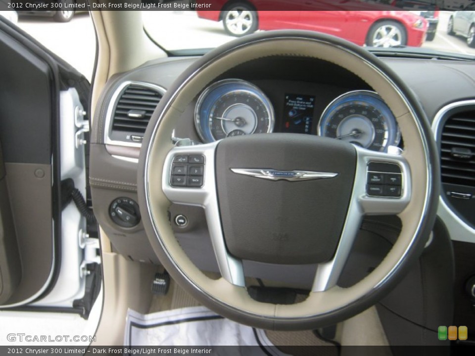 Dark Frost Beige/Light Frost Beige Interior Steering Wheel for the 2012 Chrysler 300 Limited #63351332