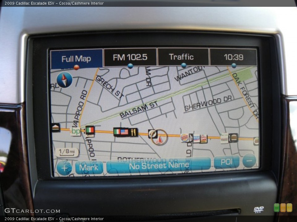 Cocoa/Cashmere Interior Navigation for the 2009 Cadillac Escalade ESV #63354569