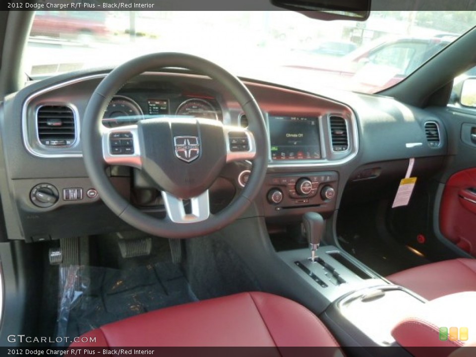 Black/Red Interior Dashboard for the 2012 Dodge Charger R/T Plus #63356032