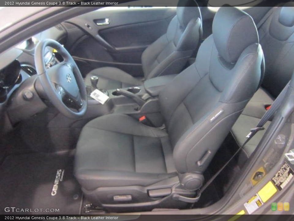 Black Leather Interior Photo for the 2012 Hyundai Genesis Coupe 3.8 Track #63356495