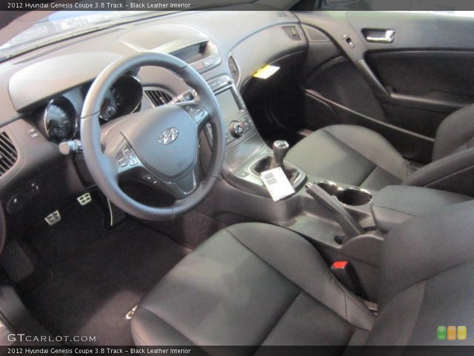 Black Leather 2012 Hyundai Genesis Coupe Interiors