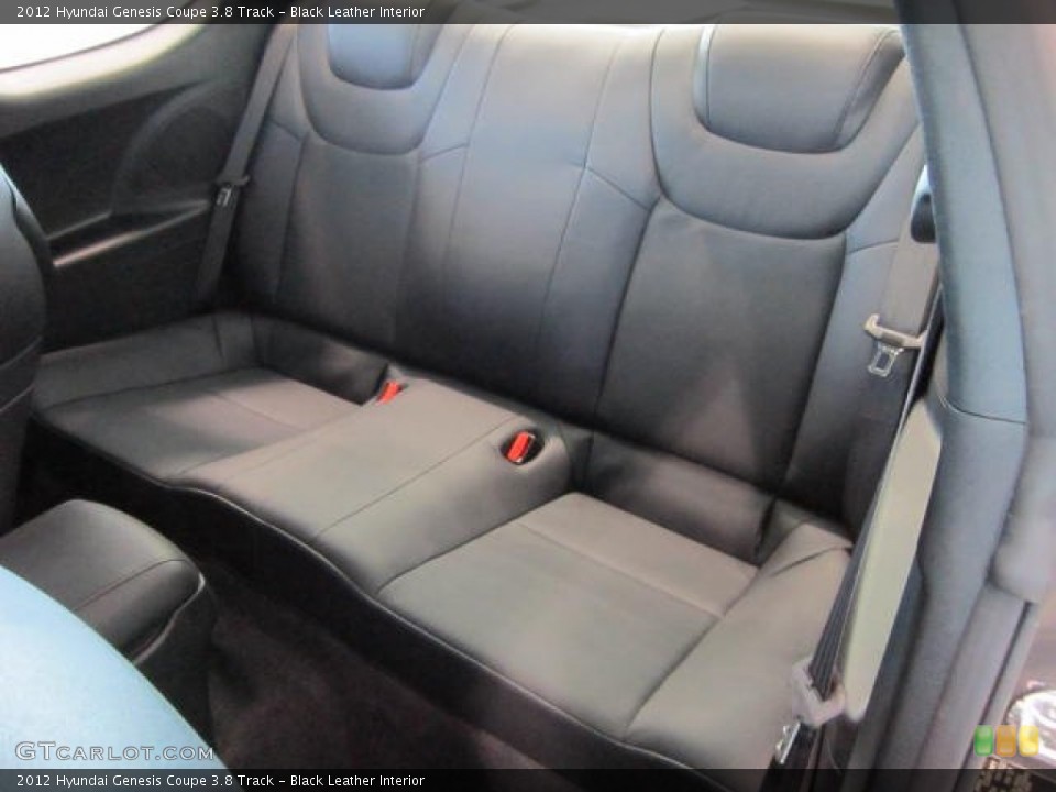 Black Leather Interior Rear Seat for the 2012 Hyundai Genesis Coupe 3.8 Track #63356519