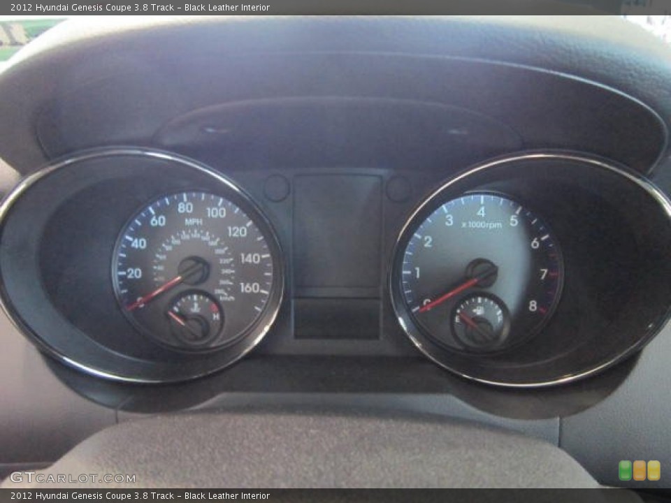 Black Leather Interior Gauges for the 2012 Hyundai Genesis Coupe 3.8 Track #63356584