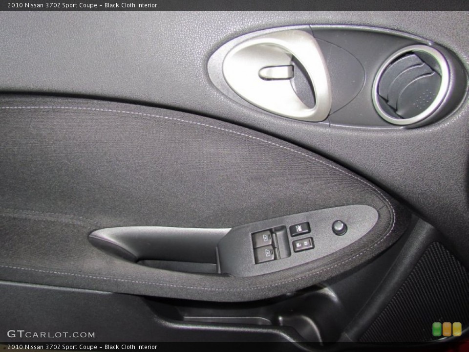 Black Cloth Interior Door Panel for the 2010 Nissan 370Z Sport Coupe #63356588