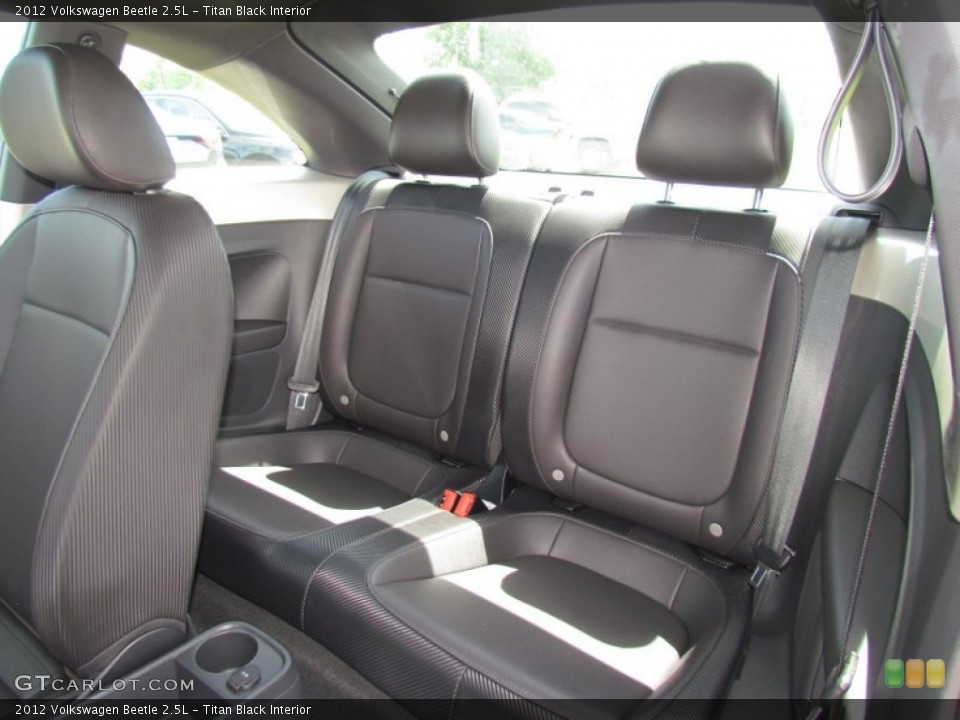 Titan Black Interior Rear Seat for the 2012 Volkswagen Beetle 2.5L #63357579