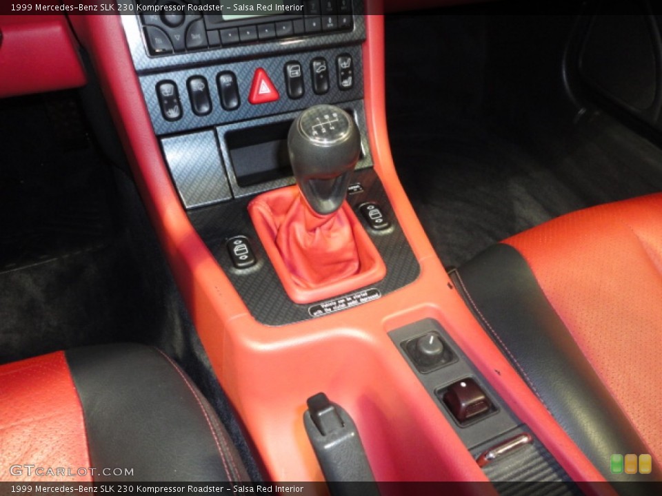 Salsa Red Interior Transmission for the 1999 Mercedes-Benz SLK 230 Kompressor Roadster #63358122