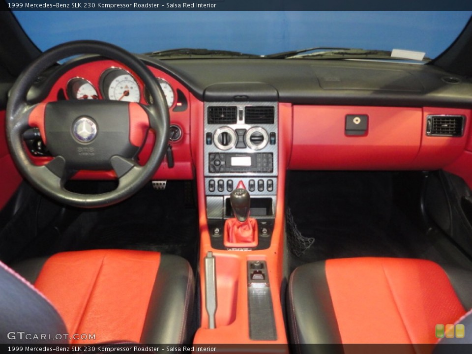 Salsa Red Interior Dashboard for the 1999 Mercedes-Benz SLK 230 Kompressor Roadster #63358133