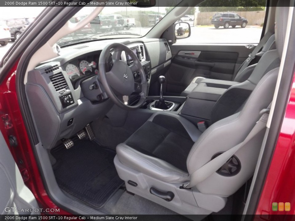 Medium Slate Gray Interior Photo for the 2006 Dodge Ram 1500 SRT-10 Regular Cab #63360632
