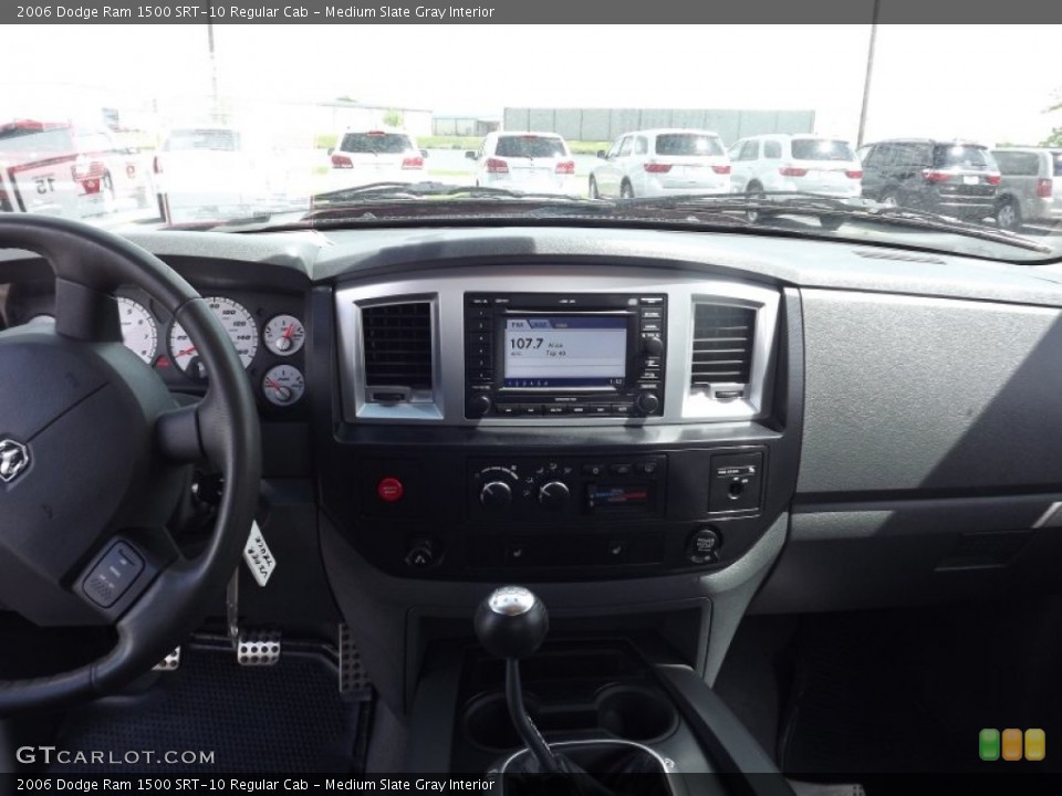 Medium Slate Gray Interior Dashboard for the 2006 Dodge Ram 1500 SRT-10 Regular Cab #63360641