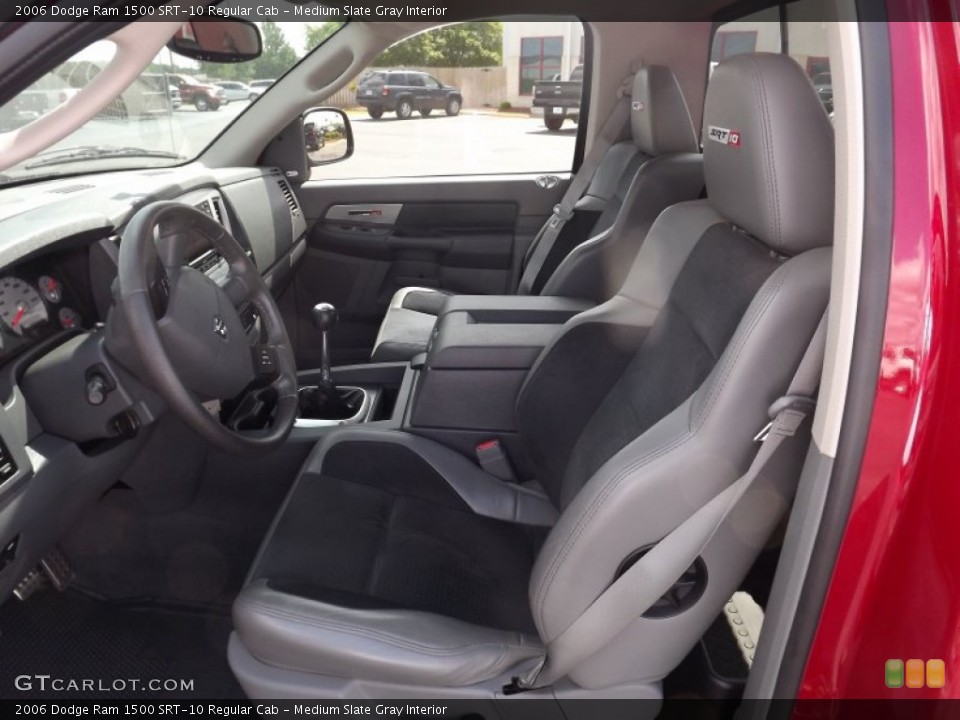 Medium Slate Gray Interior Photo for the 2006 Dodge Ram 1500 SRT-10 Regular Cab #63360650
