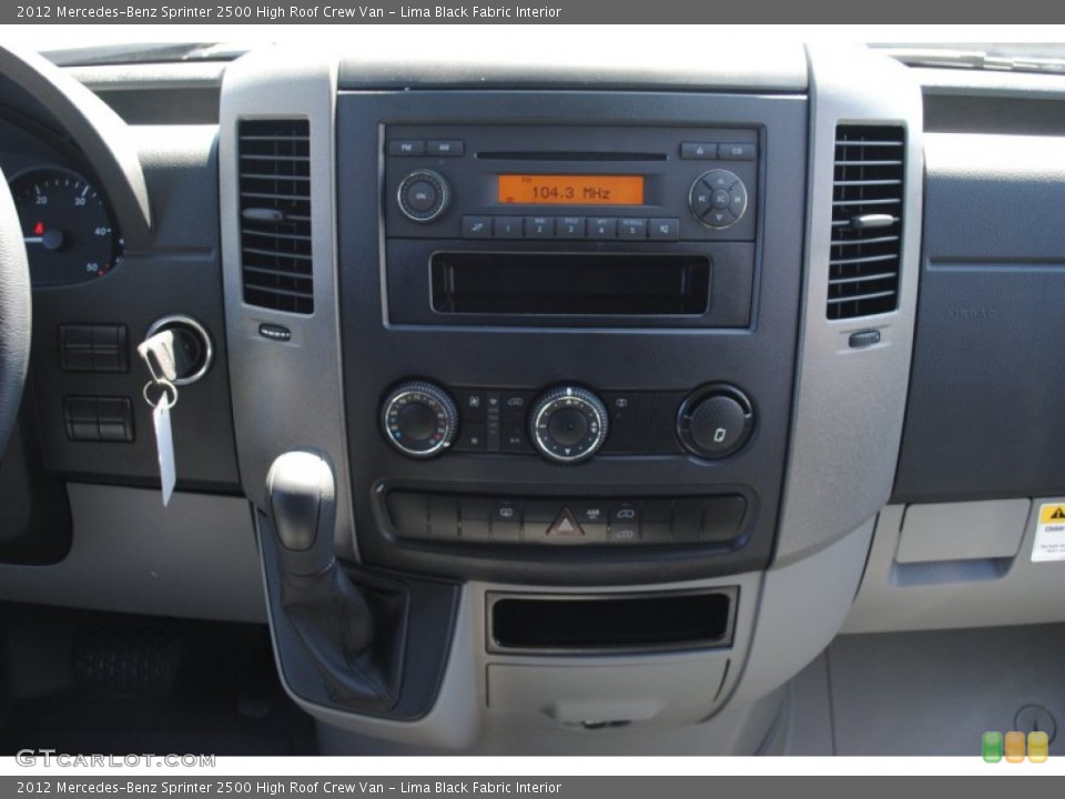 Lima Black Fabric Interior Controls for the 2012 Mercedes-Benz Sprinter 2500 High Roof Crew Van #63371917