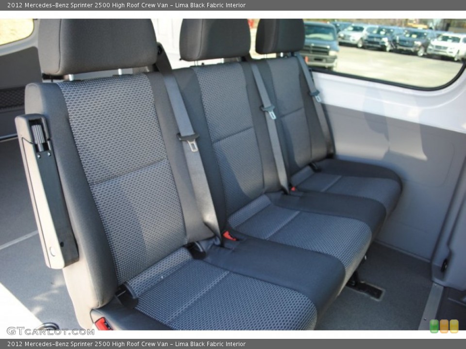 Lima Black Fabric Interior Photo for the 2012 Mercedes-Benz Sprinter 2500 High Roof Crew Van #63371933