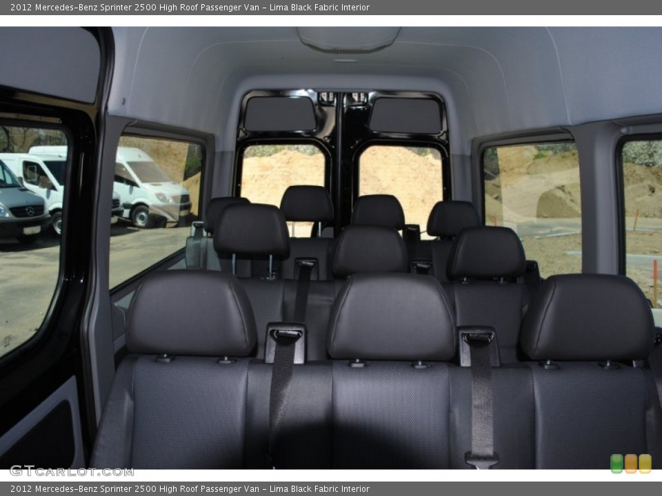 Lima Black Fabric Interior Photo for the 2012 Mercedes-Benz Sprinter 2500 High Roof Passenger Van #63372356