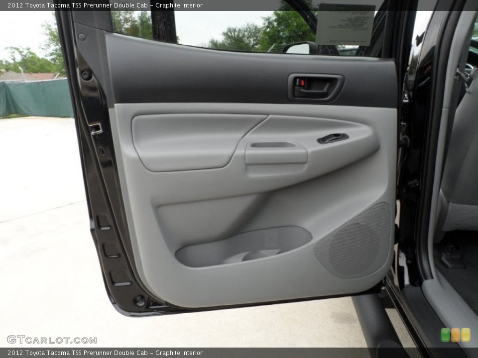 Graphite Interior Door Panel for the 2012 Toyota Tacoma TSS Prerunner Double Cab #63374060