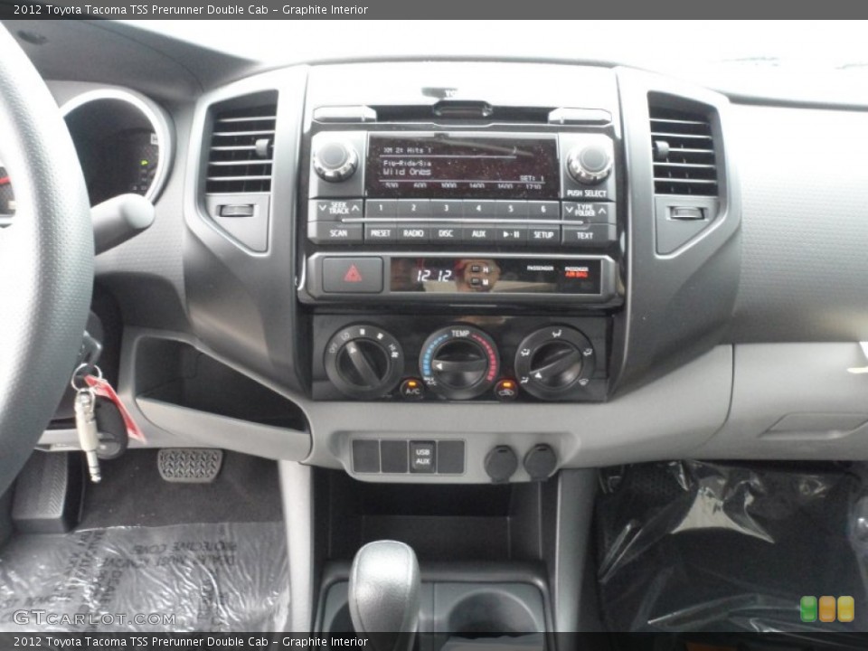 Graphite Interior Controls for the 2012 Toyota Tacoma TSS Prerunner Double Cab #63374111