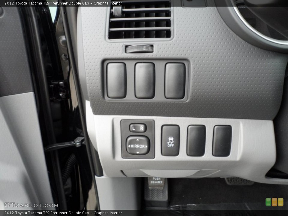 Graphite Interior Controls for the 2012 Toyota Tacoma TSS Prerunner Double Cab #63374150