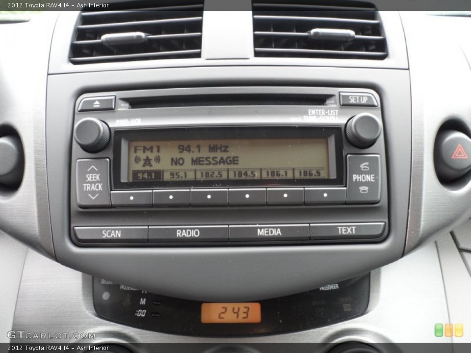 Ash Interior Audio System for the 2012 Toyota RAV4 I4 #63374534